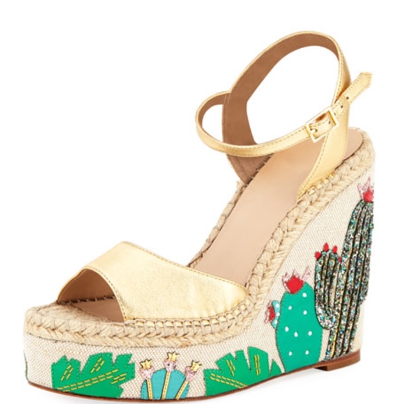 Kate Spade Cactus Wedges Platform Sandals - Picture 4 of 6